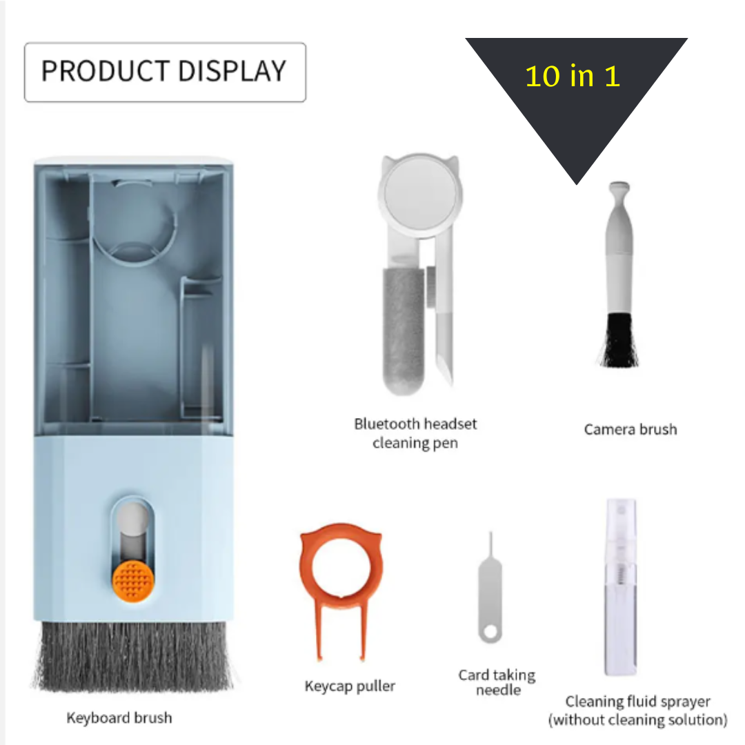 Computer Keyboard Cleaner Brush Kit Earphone Cleaning Pen For Headset Keyboard Cleaning Tools Cleaner Keycap Puller Kit. 