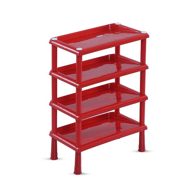 RFL Pacific Shoe Rack 4 Step Red 936057 | Daraz.com.bd