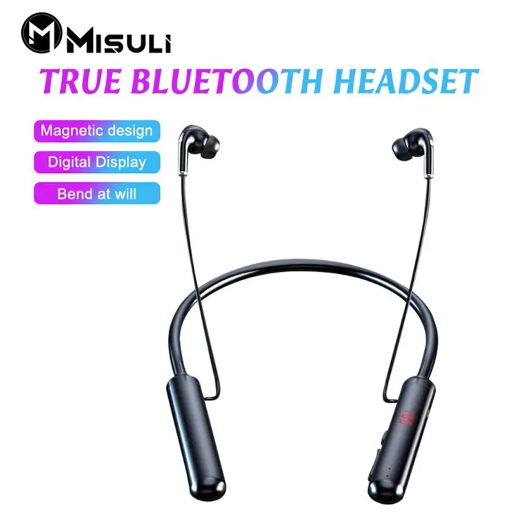 60 Hours Wireless Bluetooth Earphones Magnetic Sports Long Standby Running  Headset IPX5 Waterproof Sport Earbuds Noise Reduction Neckband Headphone