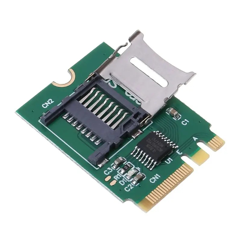 M2 NGFF Key A.E WIFI Slot to Micro SD SDHC SDXC TF Card Reader T-Flash Card M.2 A+E Card Adapter Kit 83XB. 
