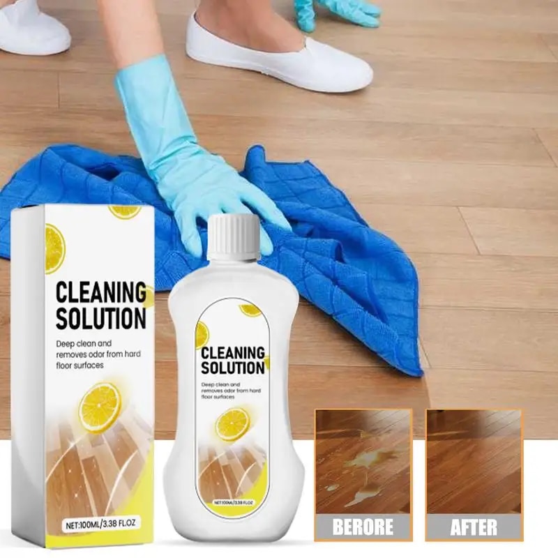 100ml Floor Cleaner Liquid Multi-Surface Floor Cleaning Solution Powerful Tile Cleaner Deep Cleansing Mopping Solution. 