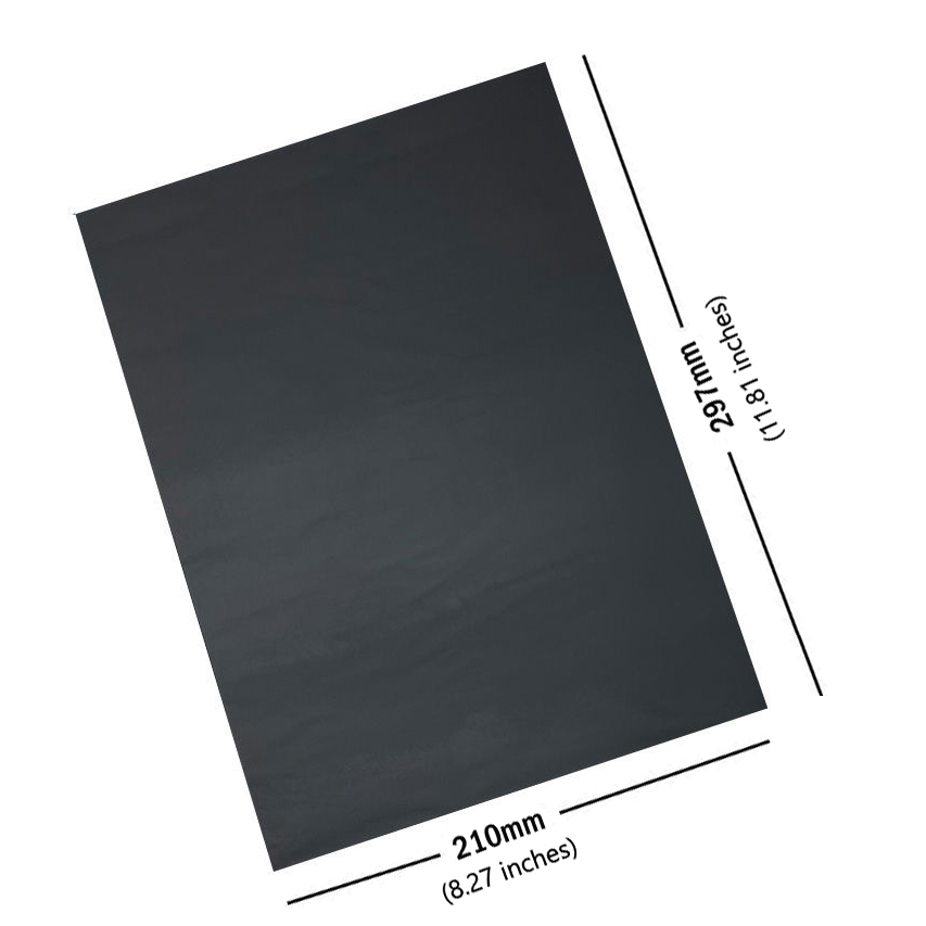 A4 Size 30 pcs Transfer Tracing Graphite Paper Black color Drawing Patterns. 
