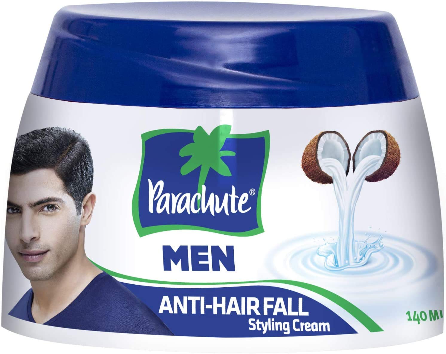 International Indian product Parachute Men Anti hair fall Hair cream used for male/ female 1 Piece- 140 ml