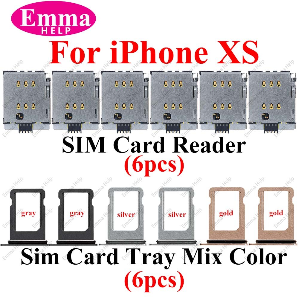 Dual Sim Card Reader Sim Tray Slot Holder for iPhone 13 11Pro 12 Mini 14 Plus 14 Pro Max XR XSMAX Adapter Connector Flex Cable. 