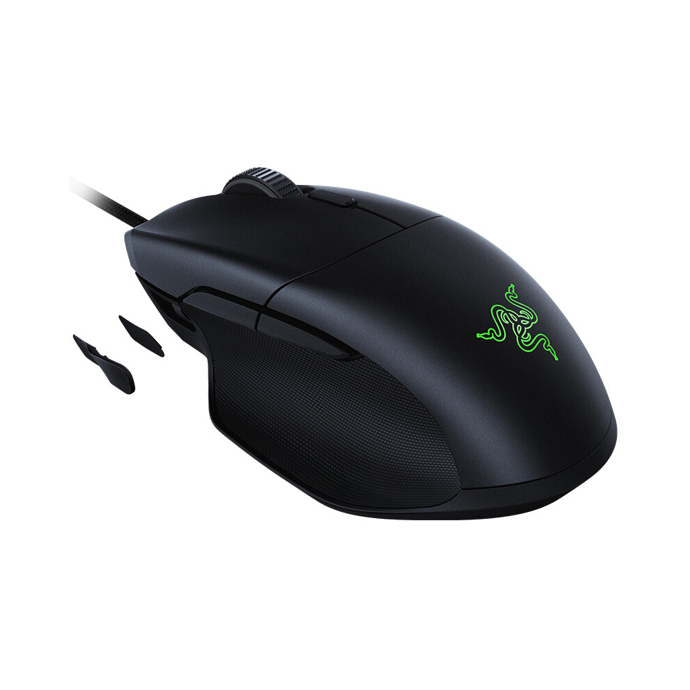 Razer Basilisk Essential Wired RGB Gaming Mouse 6400DPI Optical Sensor 8 Programmable Buttons Ergonomic Design. 