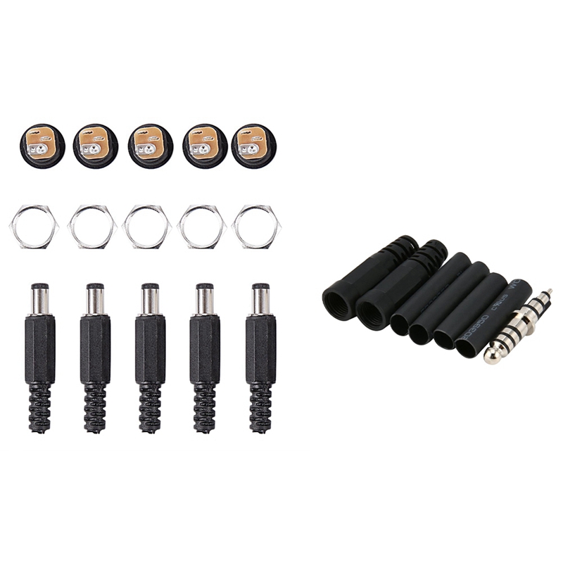 5 5x2 1mm 5pcs Dc Female Jack 5pcs Socket Connector Black 1x Replacement Helicopter Plug Headset Adapter U 174 Buy Online At Best Prices In Bangladesh Daraz Com