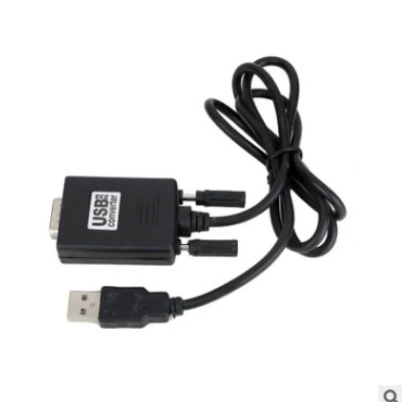 USB 2.0 To RS232 Serial DB9 9 Pin Male Converter Cable Black 0.8m 1 Port Adapter for Cisco Routers Switches Telescope. 