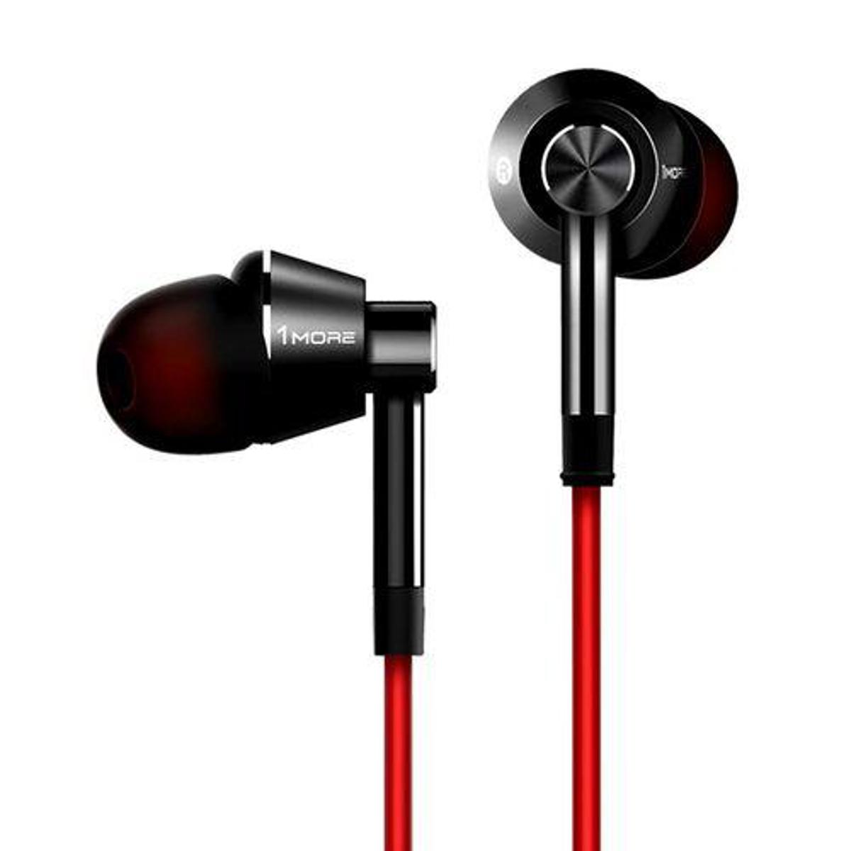 1More In Ear Headphones 1M301 -  Black&Red