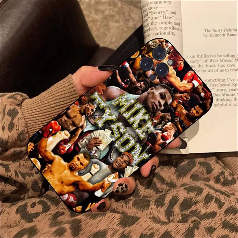 Mike Tyson Boxer Phone Case For iPhone 8 7 6 6S Plus X SE 2020 XR XS 14 11 12 13 Mini Pro Max Mobile Case. 