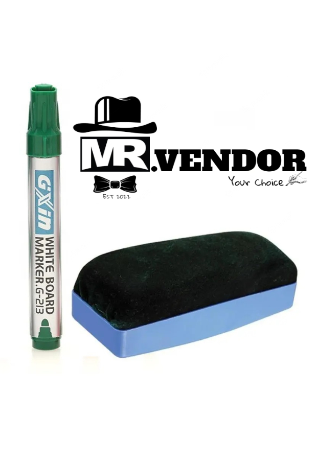 Whiteboard essentials combo  marker duster. 