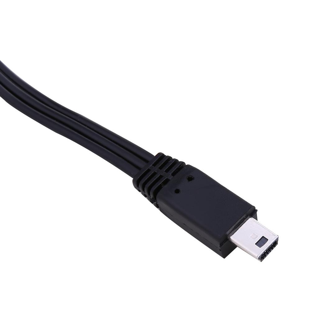 Camera Audio Video AV Cable Mini USB to 3 RCA for Canon EOS 5D2 5D Mark III 6D 7D 60D 70D 700D 760D. 