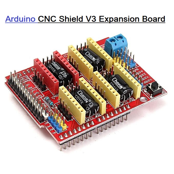 Arduino Compatible CNC Shield V3 For DC Motor Driver Engraving Machine 3D Printer A4988 Driver Expansion Board. 