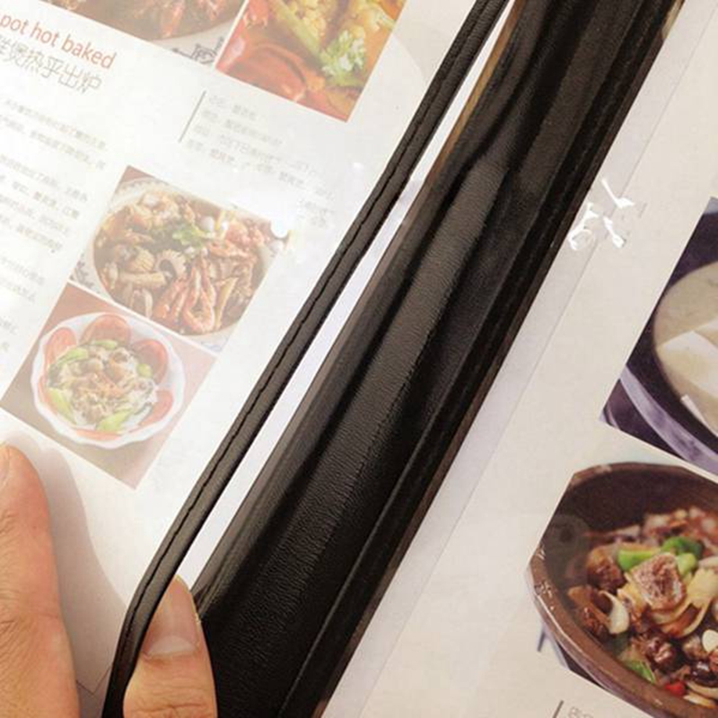 2 Pcs Transparent Restaurant Menu Covers for A4 Size Book Style Cafe Bar 10 Pages 20 View & 8 Pages 16 View Exquisite Product. 