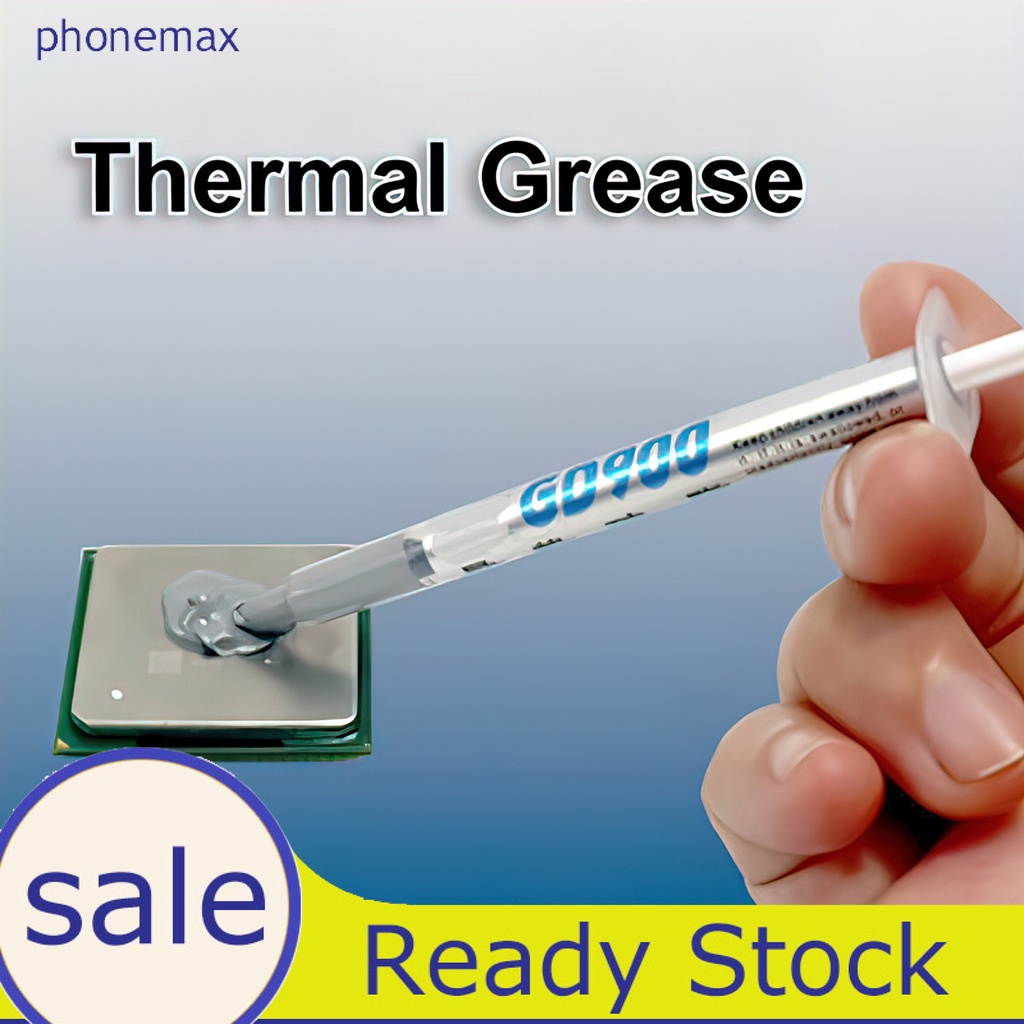&lt;WholeSale&gt; 3Pcs GD900 Thermal Paste Effective Low Consistency Compound CPU 4.8WM-K Cooling Grease for Motherboard. 