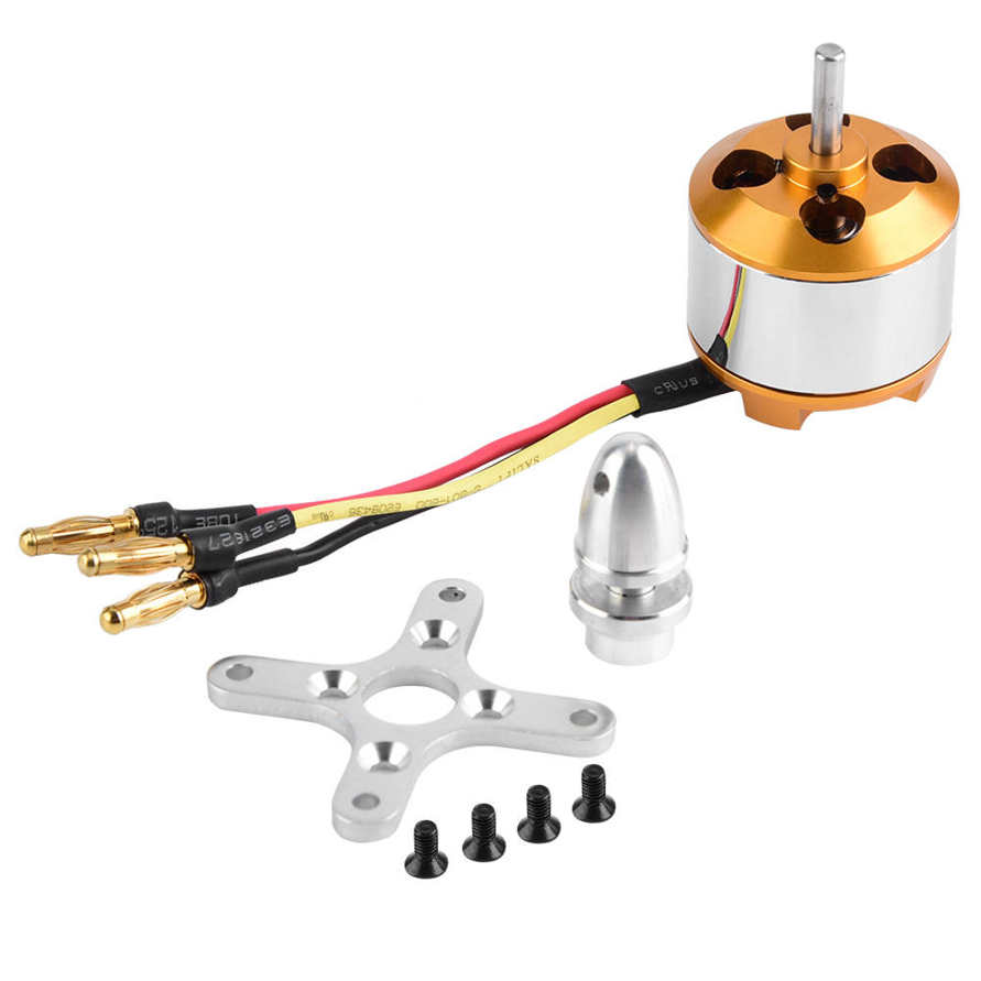 New Bruhle Motor-2814 1000/1400KV 2kg Thrut 3-4 Motor for Fixed-wing Aircraft. 