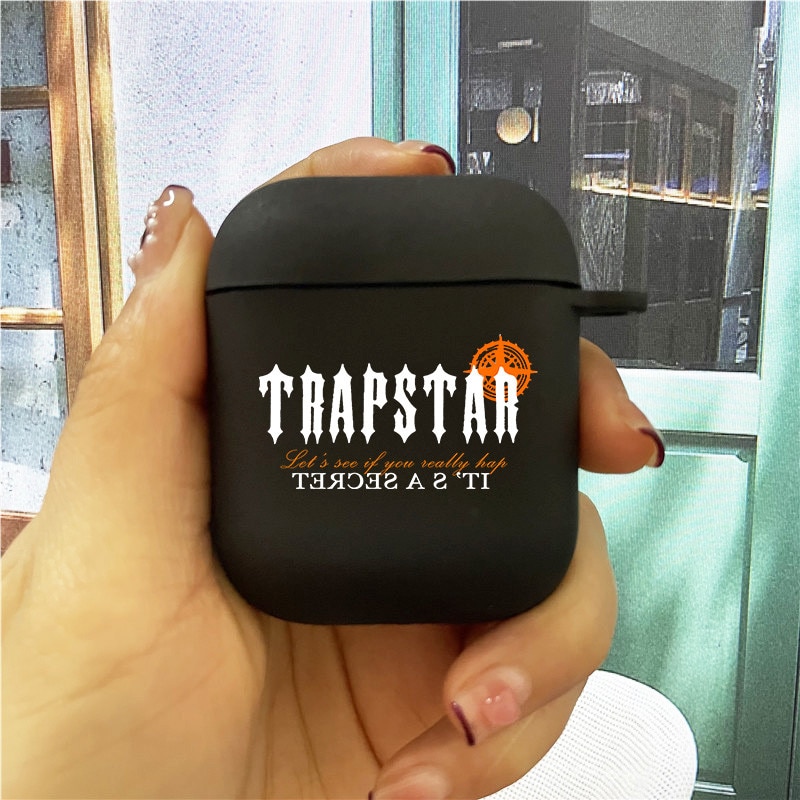 Fashion Trapstar Earphone Case For Apple AirPods 1 2 3 Pro2 Black Soft TPU Silicone Protective Cover For Airpods 3 Accessories. 