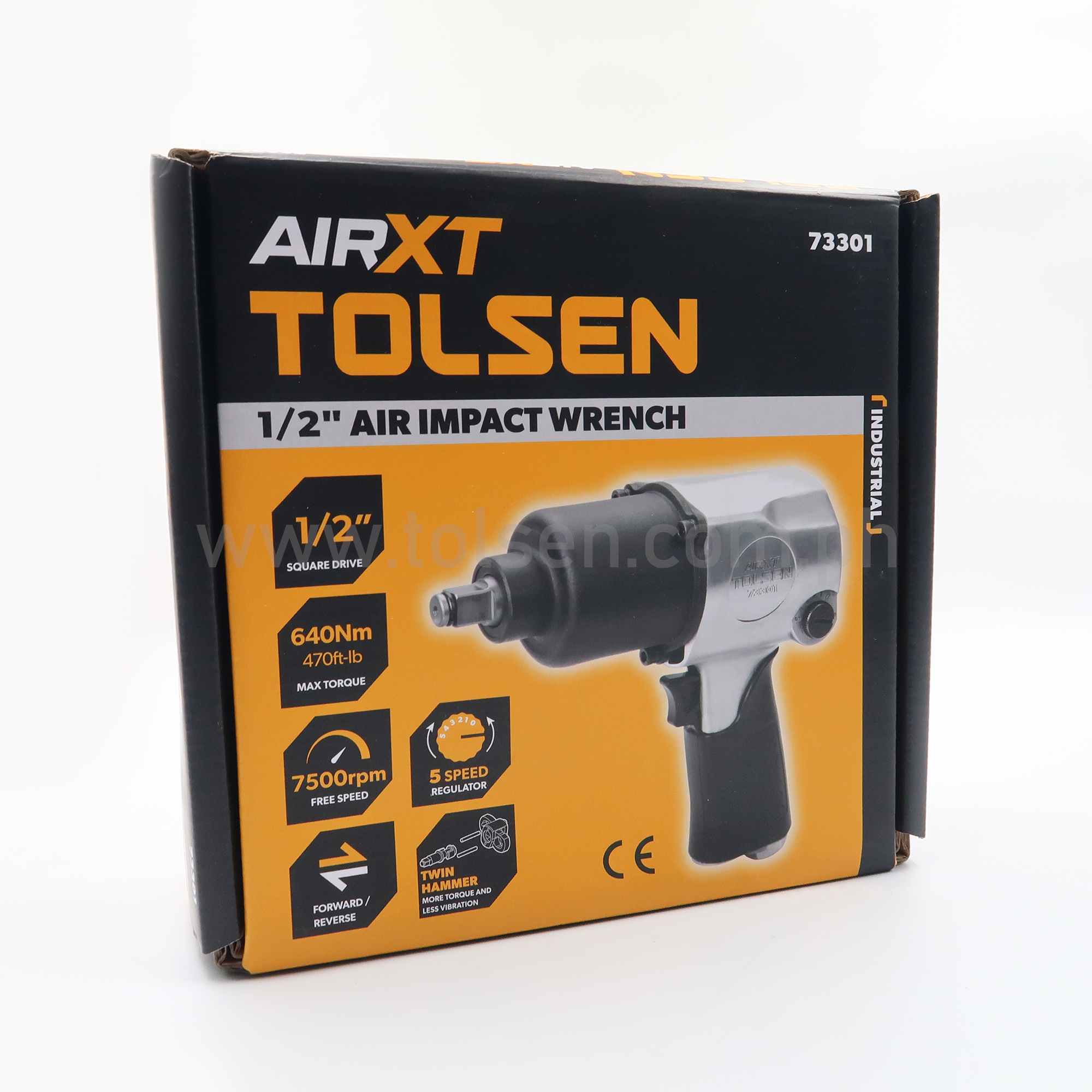 Tolsen Air Impact Wrench (INDUSTRIAL) 1/2