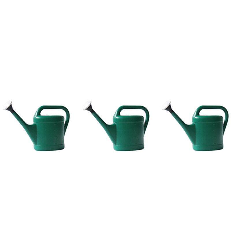 3X Watering Can Plastic Capacity with Long Nozzle Watering Pot for Balcony Vegetable Planting Flower Sprinkling