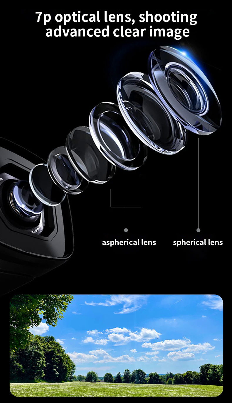 Ordro EP8 Head Wearable Vlog Camera 4K 60fps for YouTube Video Motorcycle Helmet POV Digital Camcorder Professional Gimbal. 
