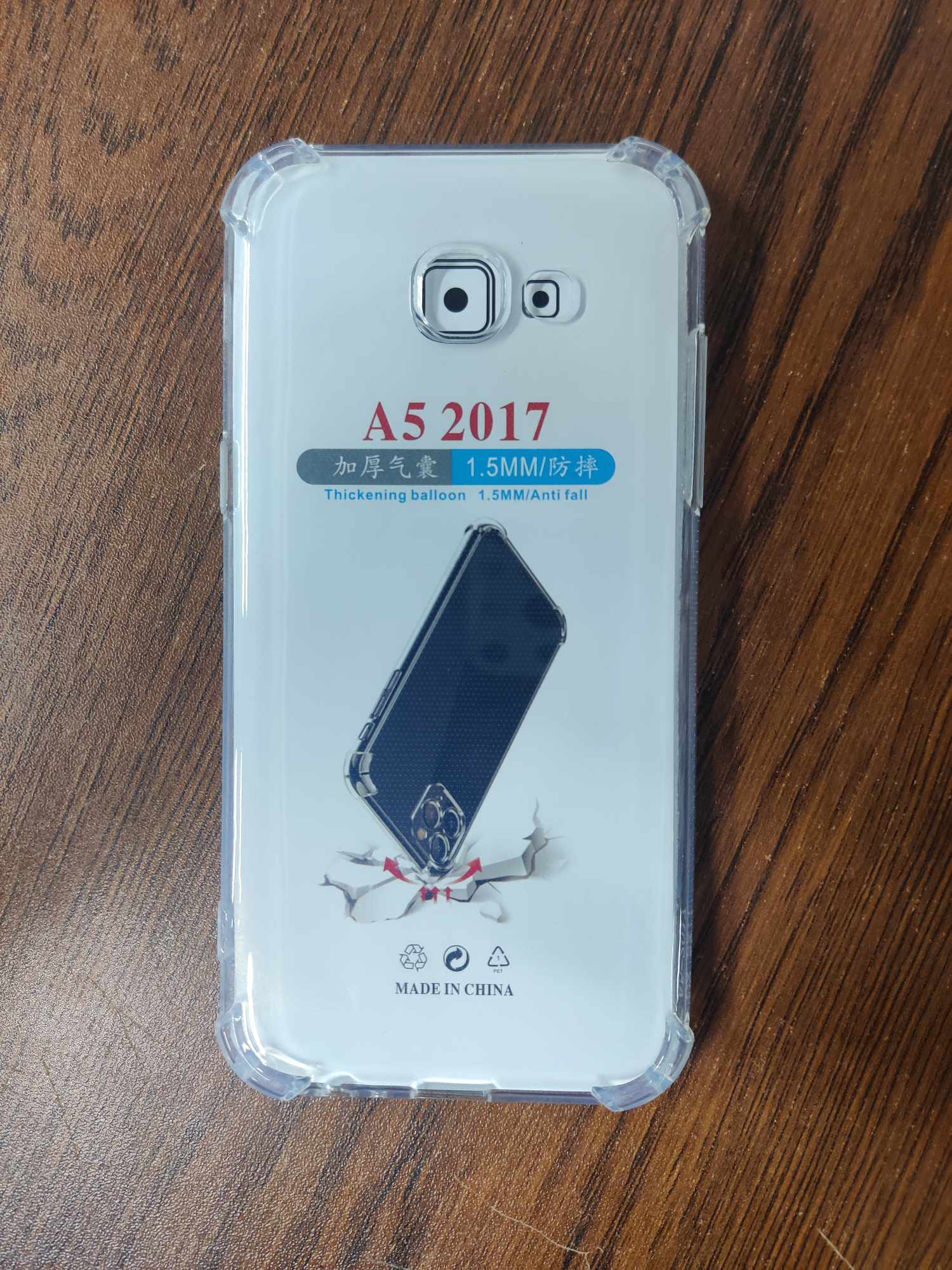 transparent back cover for Samsung Galaxy A5 (2017). 