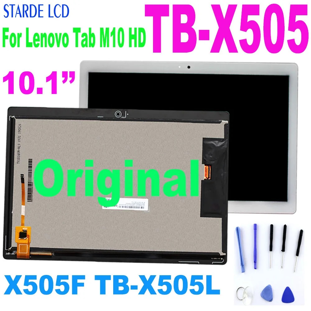Original 10.1 inch LCD For Lenovo Tab M10 HD TB-X505 X505F TB-X505L X505 TB-X505X Lcd Display Touch Screen Digitizer Assembly