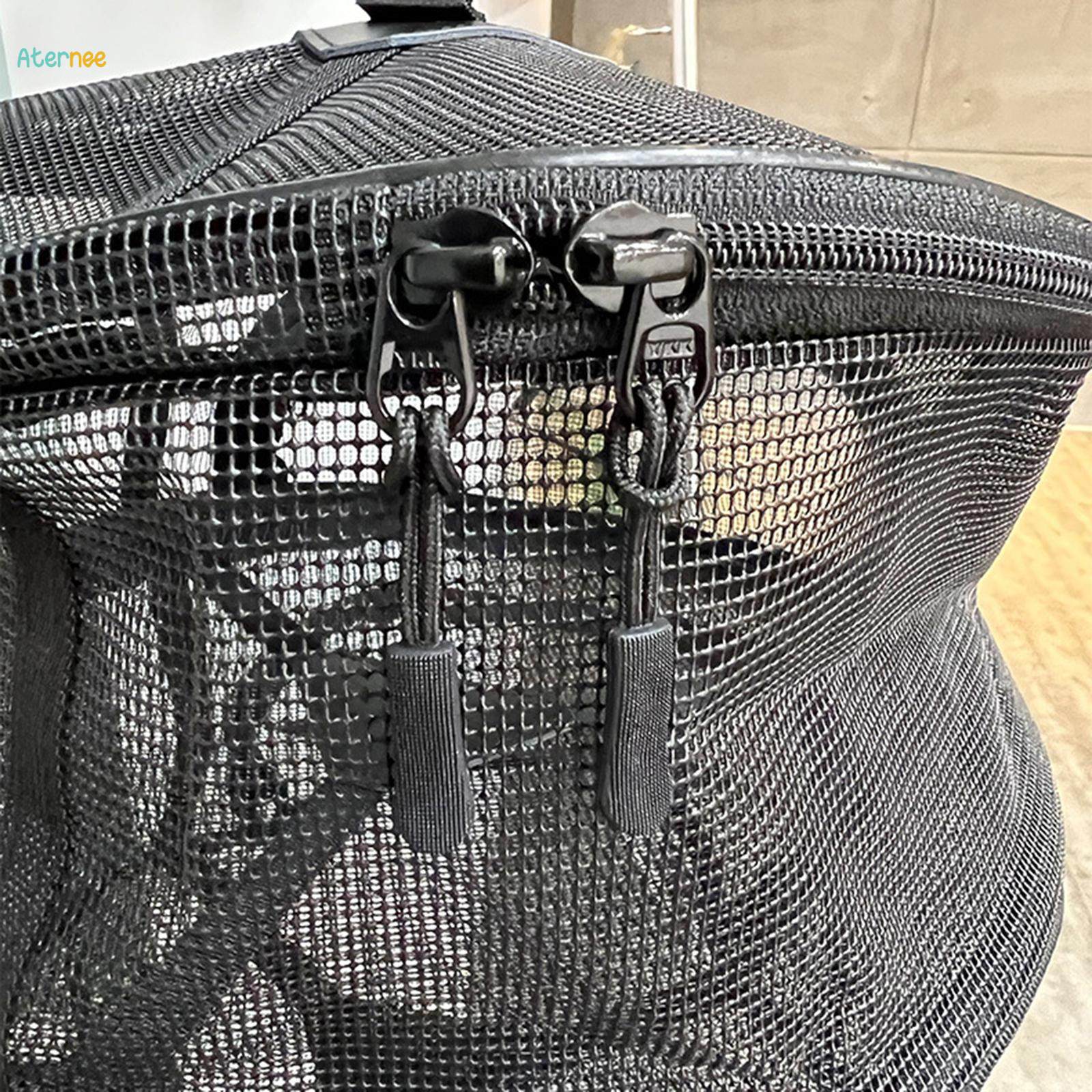 2 Layer Hanging Drying Net Folding Mesh Drying Rack with Zippers Nylon Netting for Fish Vegetables Meat Fruit Plants Net Dry Cage. 