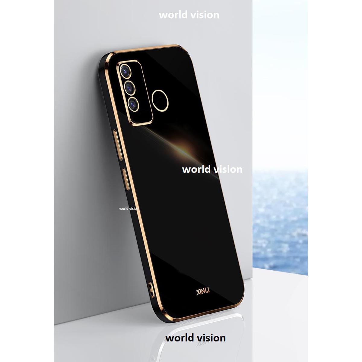 For Symphony Z18 Luxury 6D Plating Soft Casing Silicone Square Frame Phone Case For Symphony Z18 Back Cover - Redmi Note 11 Back Cover. 