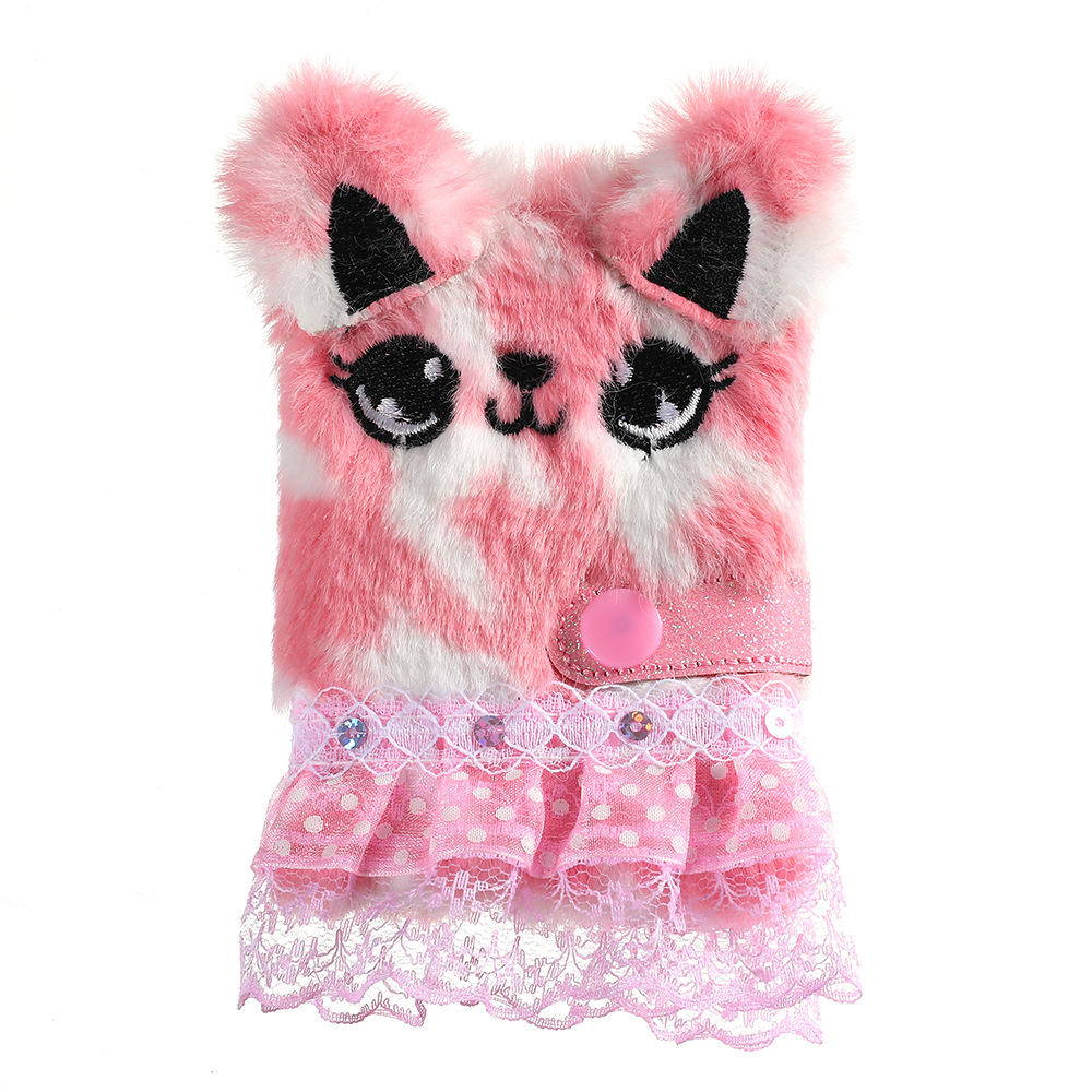 Plush Notebook Cartoon   Notebook Princess Hand Ledger Cute   Notebook Kawaii Pendant Notebook. 