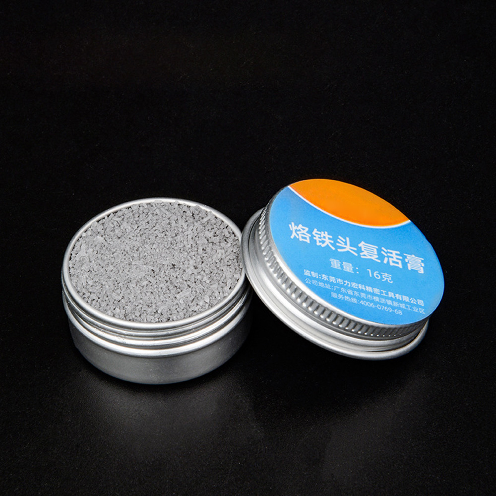 BeginnerBer 6/16/30G Electrical Soldering Iron Tip Refresher Solder Cream Clean Paste for Oxide Solder Iron Tip Head Resurrection Cleaning. 