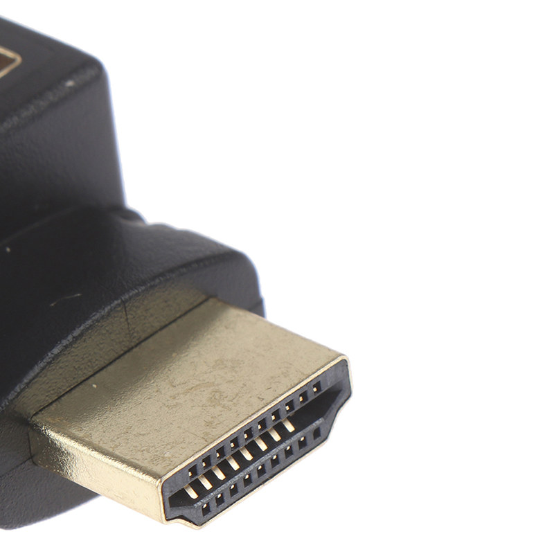 270 Degree HDMI Adapter Male To Female L-type Supports Audio Return Channel. 