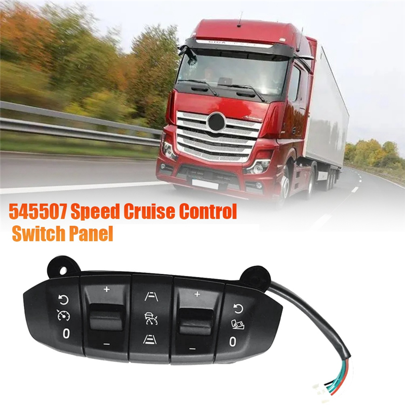 1 Piece 2545507 Steering Wheel Switch Module Speed Cruise Control Switch Cruise Control Switch Panel for Scania Truck Sparts Autocruise MeNUs
