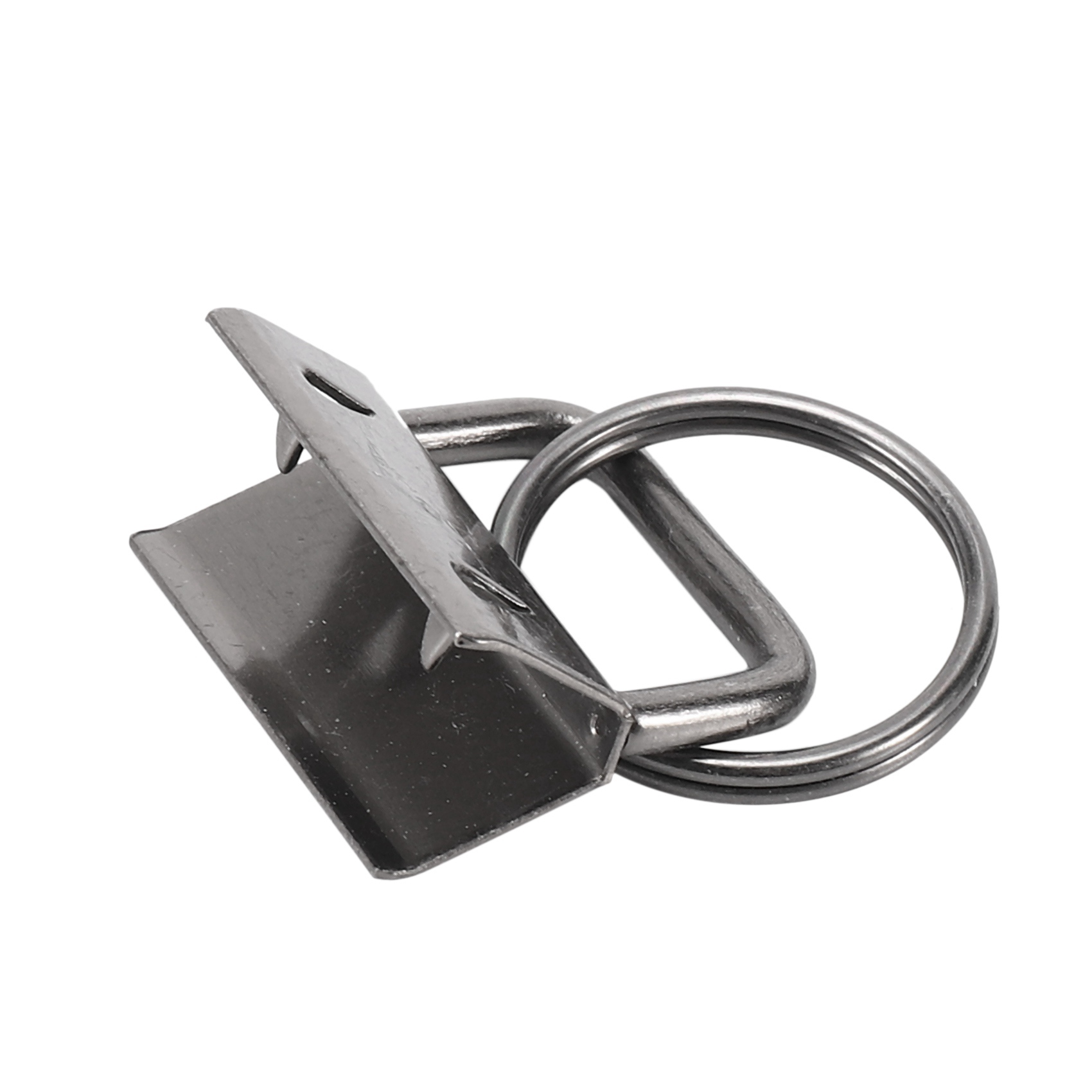 ZOROOM 200 PCS Wristlet Hardware, 1 Inch Key Fob Hardware for Keychain, Key Lanyard and Key Chain Making Hardware Supplies. 