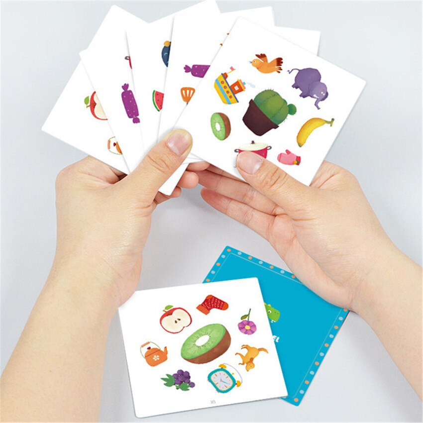 【happy one】Memory Matching Game Pairing Card Puzzle Toy Parent-child Interactive Party Board Games Kids Early. 