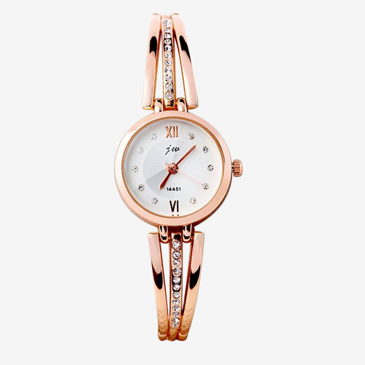 HFGJ 1Middle Stone 125 Fashion Quartz Watch Ladies Wrist Watch Female Golden Clock. 