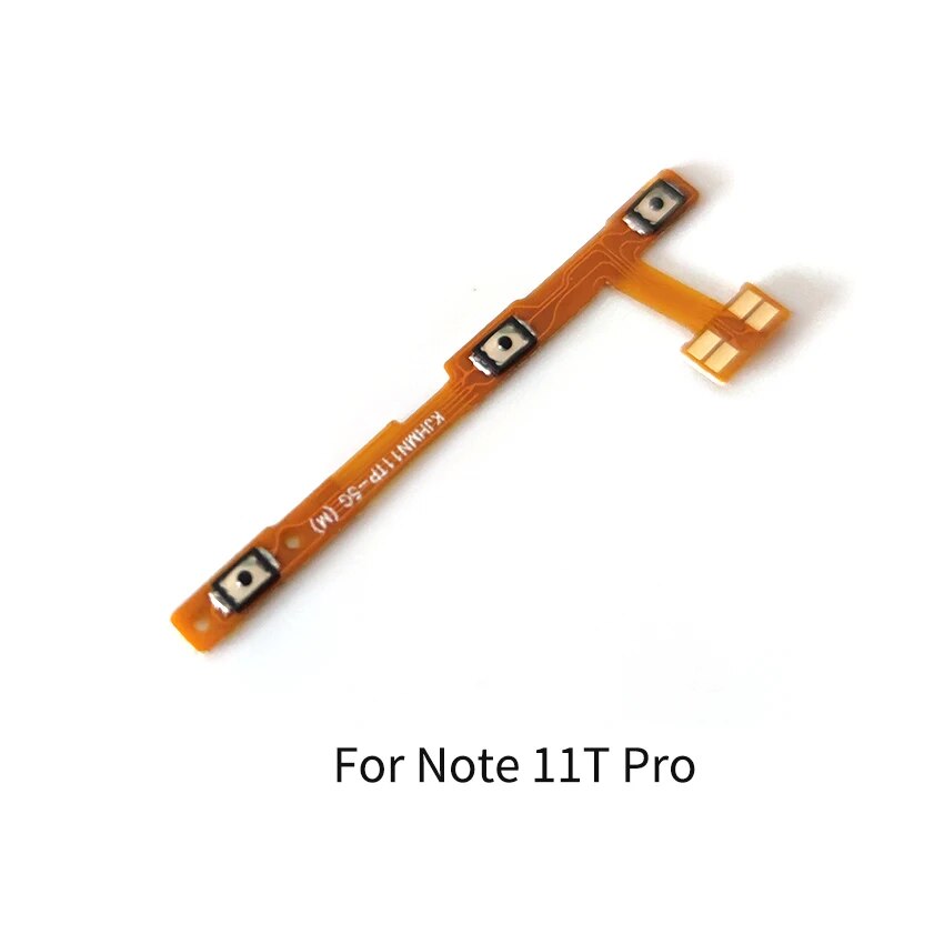 For Xiaomi Redmi Note 11 11S 11T 11E 11SE Pro Power Volume Button Flex Cable Side Key Switch ON OFF Control Button Repair Parts. 