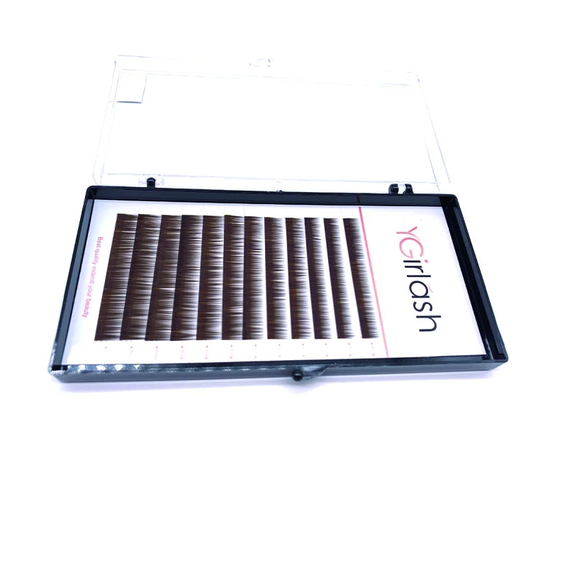 0.10 Thickness Permanent Handmade Eyebrow Light Brown Dark Brown Straight Eyebrow Extensions False Eyebrow No Curl Eyelash. 