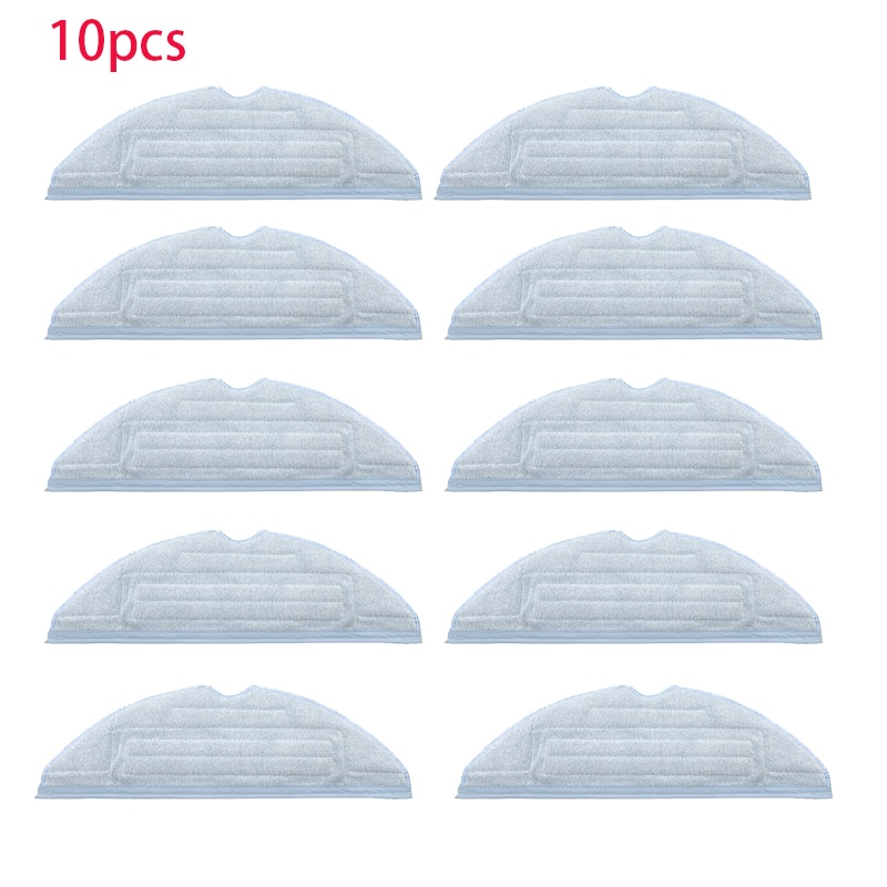 Microfiber Pro-Clean Mopping Cloths Side Brush for XiaoRoborock T7 T7S T7plus T7Splus S7 and S7Max S70 S75 Parts-as tpicture. 