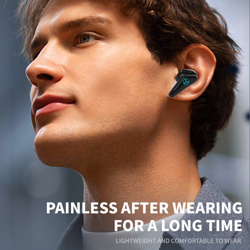 【FUPANG】K66 TWS wireless earbuds Bluetooth 5.3 earphones touch control low lantancy Type-C headsets gaming with. 