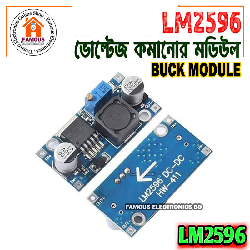 LM2596 DC-DC Buck Converter Step-Down Power Supply Module-1PCS. 