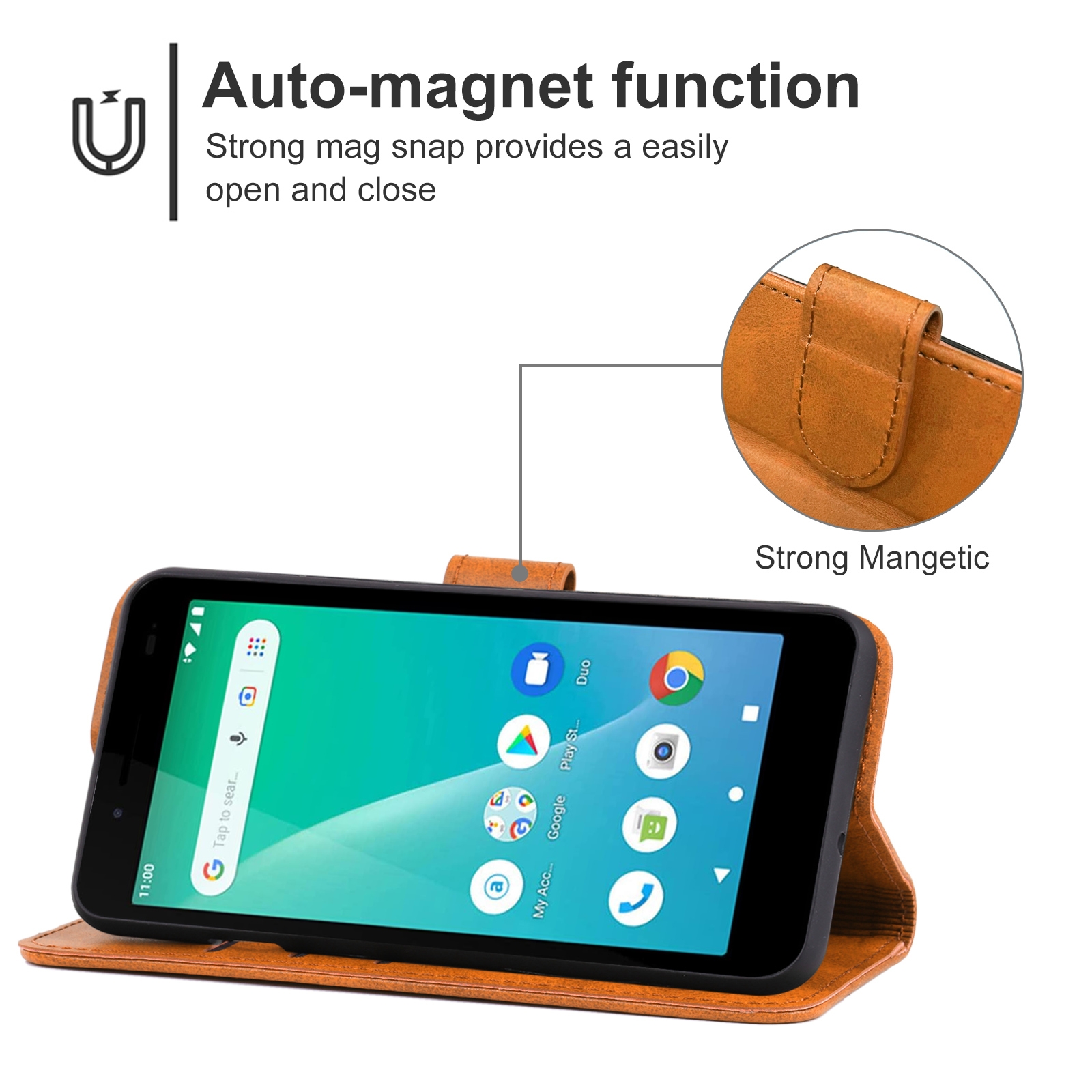 For Unimax UMX U696CL Leather Phone Case. 