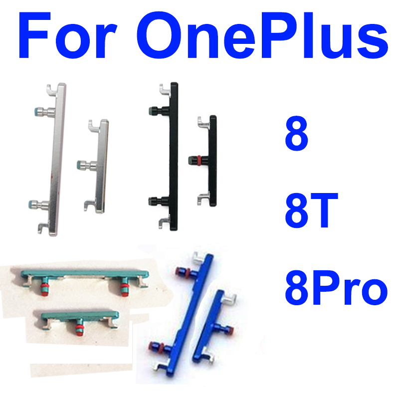 Volume Power Buttons For Oneplus OnePlus 8 8 Pro 8T Audio Volume Power On Off Switch Side Keys Replacement