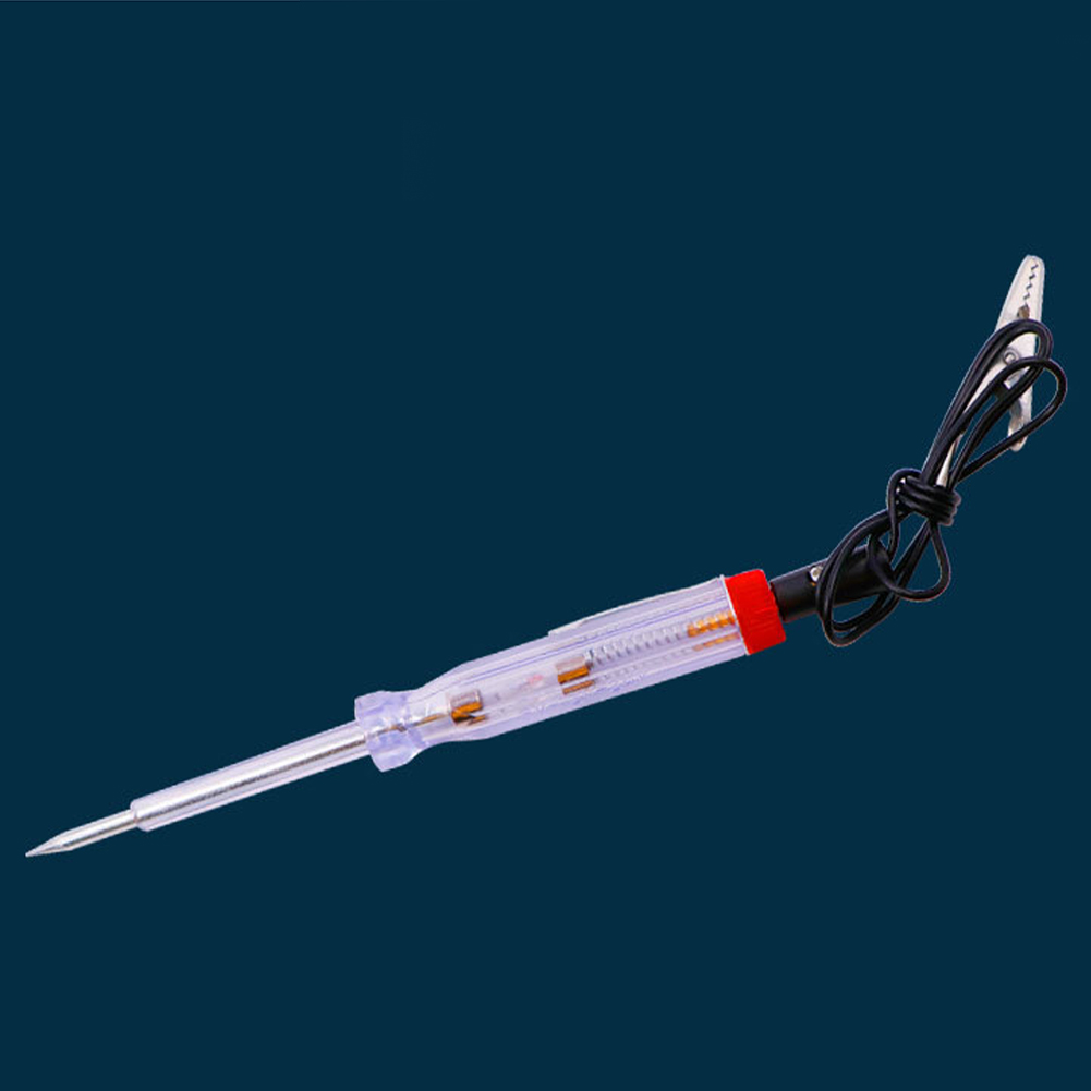 SL Dc 6-24v Car Tester Fuses Circuits Light Socket Tester Transparent Circuit Test Pen Modification Repair Tool. 