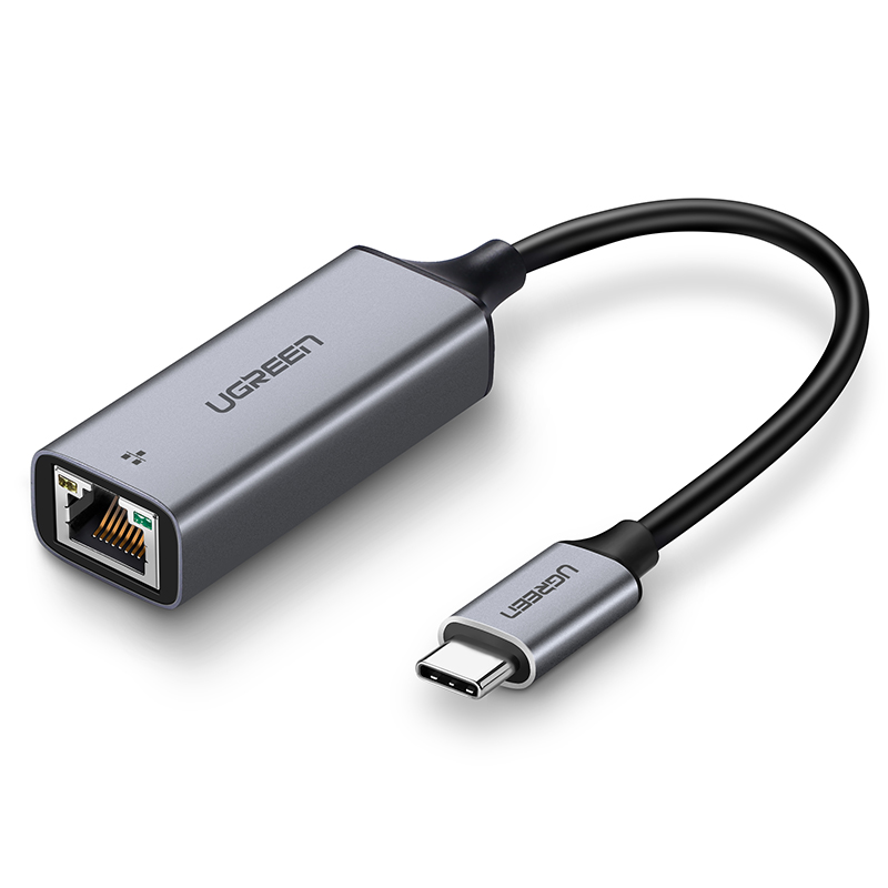 UGREEN CM199 (50737) USB Type-C to 10/100/1000M Ethernet Adapter - Interface: USB 3.0 Type C - Foldable and Portable design - Transfer Rate up to 1000 Mbps - Ideal for laptop, tablet and most USB-C powered. 