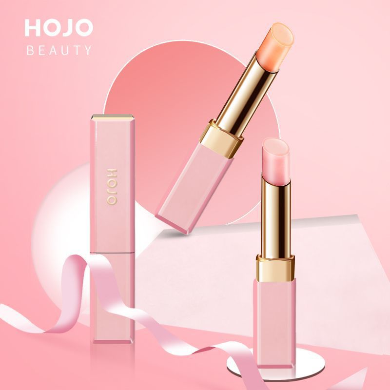 Make-up HOJO Volumizing Warm Color Changing Lip Balm Lipstick Dual-purpose Female Student Hydrating Moisturizing Lipstick. 