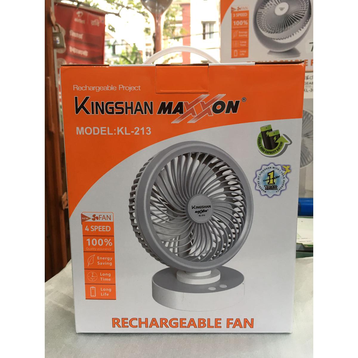 Kingshan best sale rechargeable fan