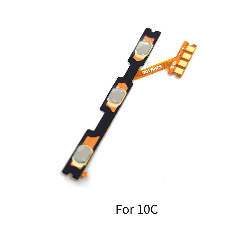 For Xiaomi Redmi 10 / 10A / 10C Power Volume Button Flex Cable Side Key Switch ON OFF Control Button Repair Parts. 