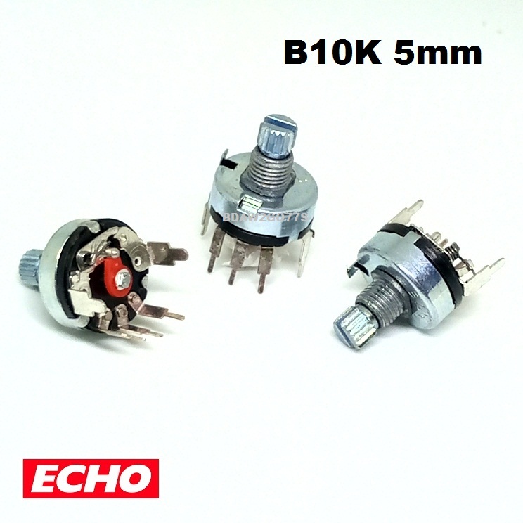 1ps B10K With switch RV17 Potentiometer, Shaft length 5mm. 