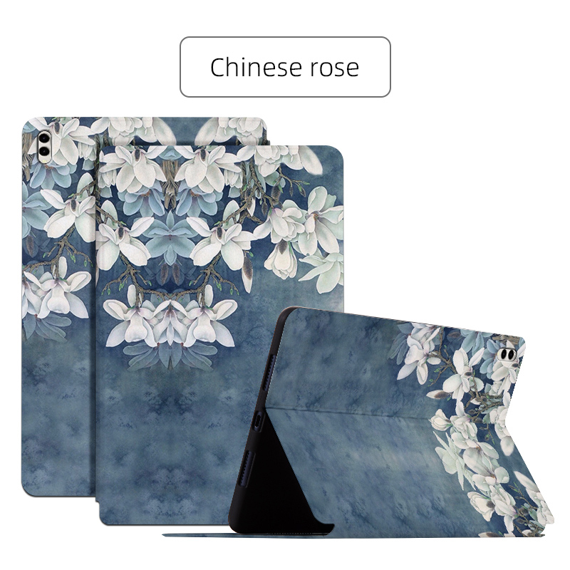 Kickstand Protector cover For Samsung Galaxy Tab S9 Plus Case Flower Design Stand Kickstand Back Cover for Samsung Galaxy Tab S9 Back cover