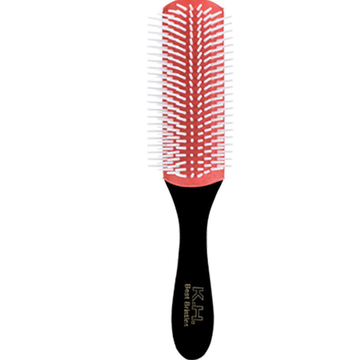 Classic Styling Brush ABS 9 Rows - D3 - Hair Brush for Blow-Drying & Styling Detangling Separating Shaping & Defining Curls 1 PCS