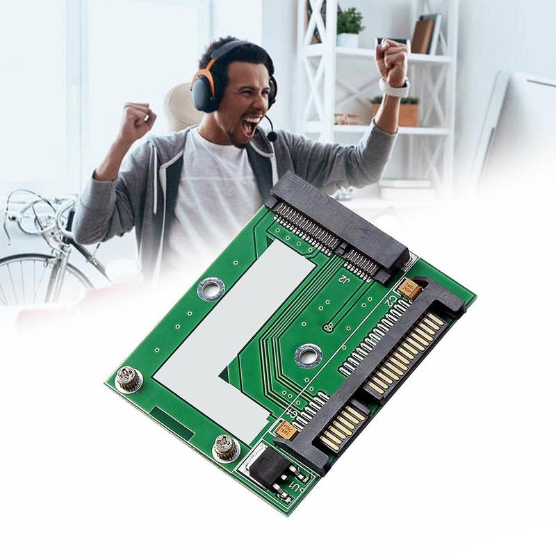 mini PCI-e msata 1.8 SSD to 2.5 IDE inch HDD Hard Drive Module Adapter 3.3V 44pin Card PCI PC For Laptop Express Converter V0J2. 